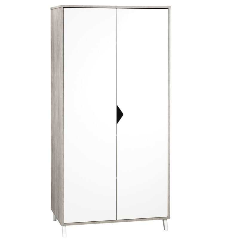 Armoire 2 portes Scandi gris