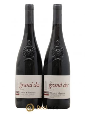 Saumur-Champigny Le Grand Clos Château de Villeneuve  2018 - Lot de 2 Bouteilles