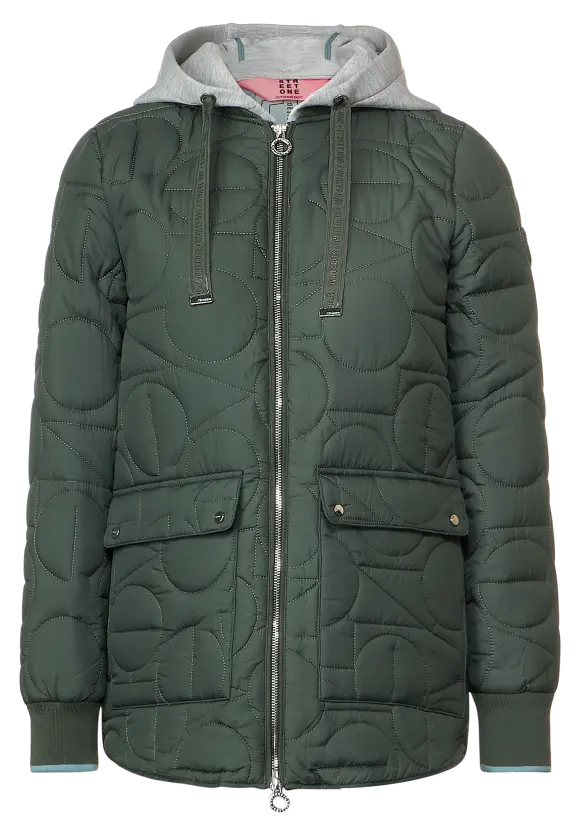 Street One Jacke mit Wording Steppung