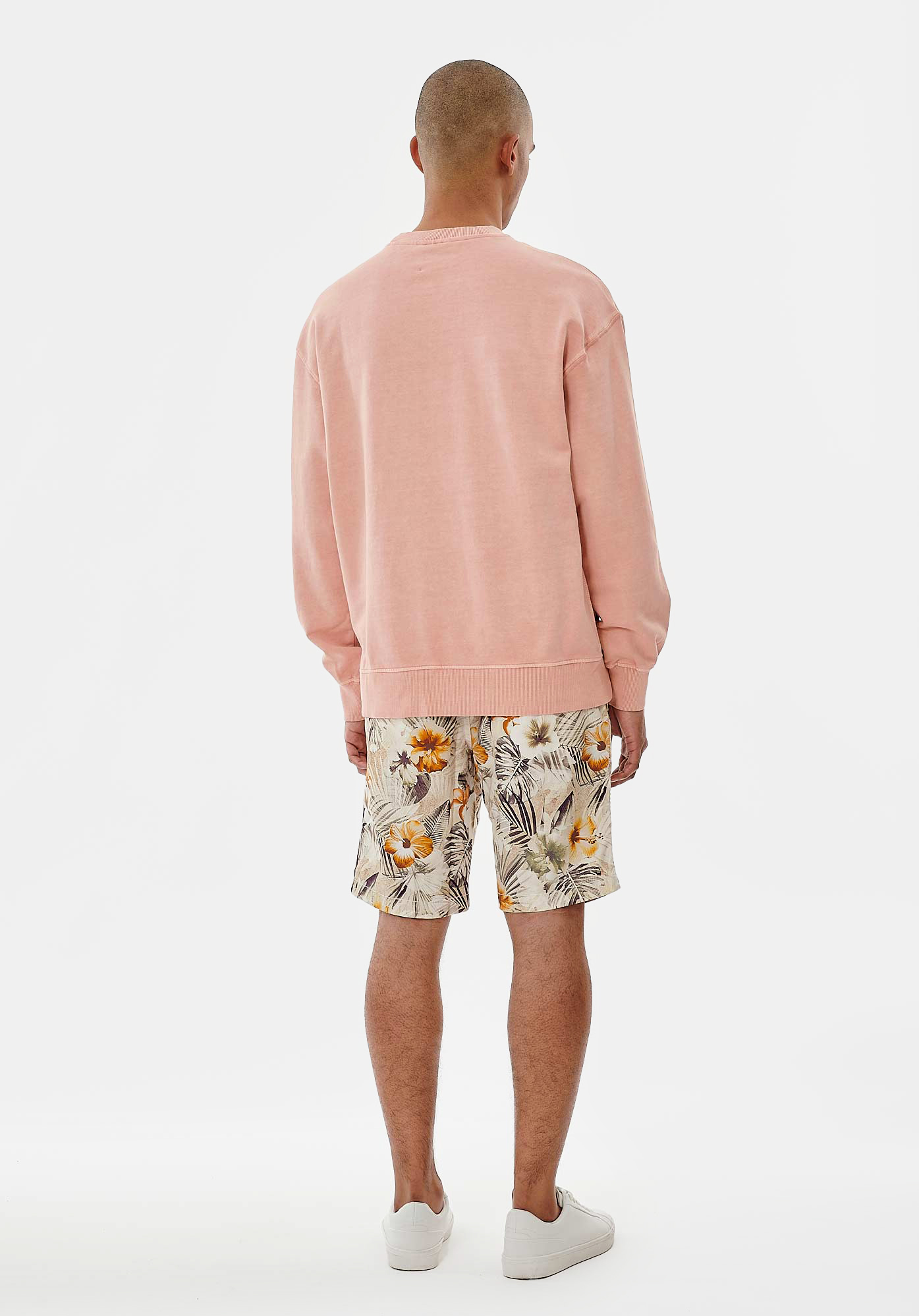 CREW   Sweat rose Homme en 100% coton