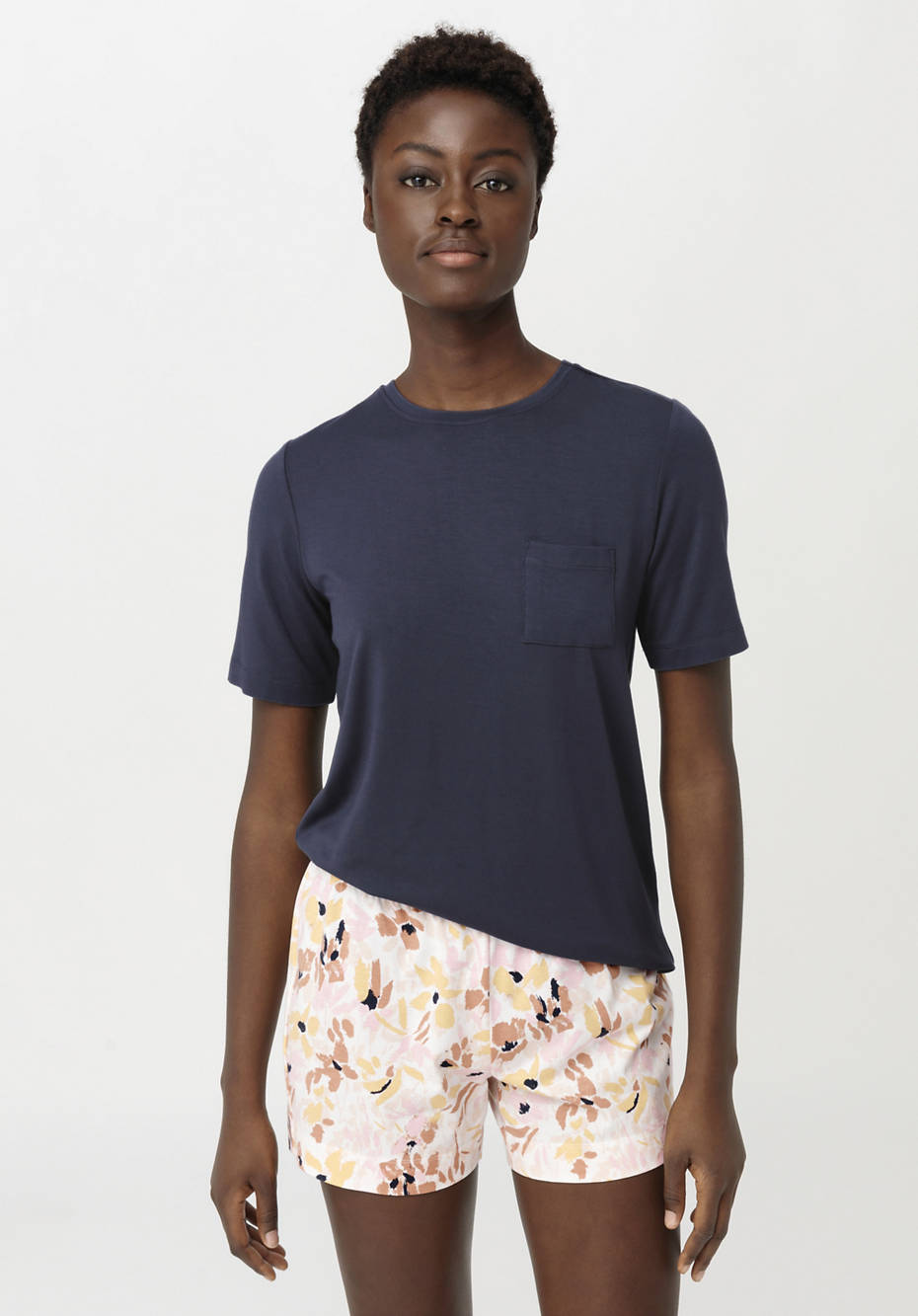Halbarm Schlafshirt aus Tencel™Modal