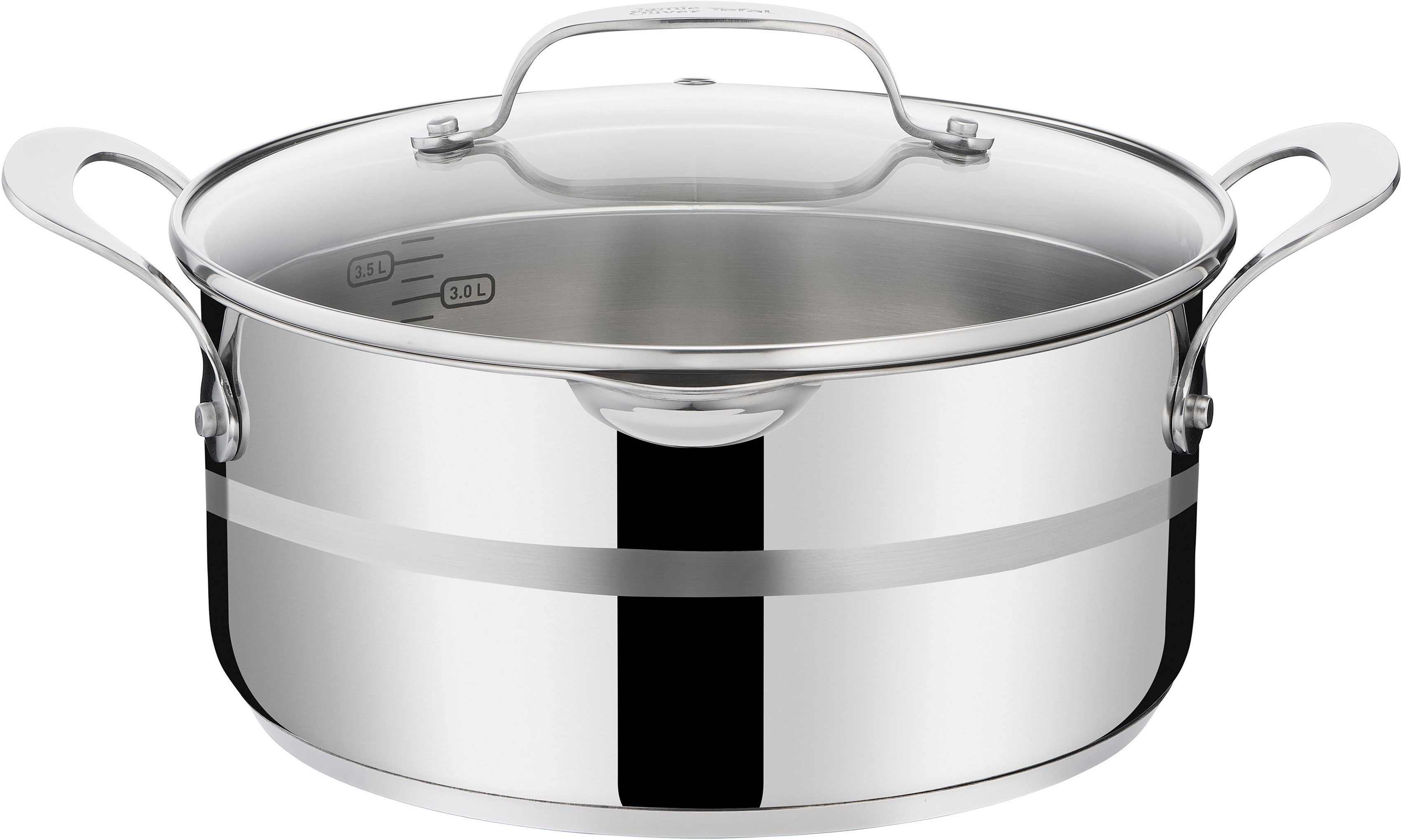 Tefal Schmortopf E31146 Jamie Oliver Cook Smart, Edelstahl (1-tlg), Edelstahl-Topfset by Jamie Oliver, alle Herdarten, Induktion