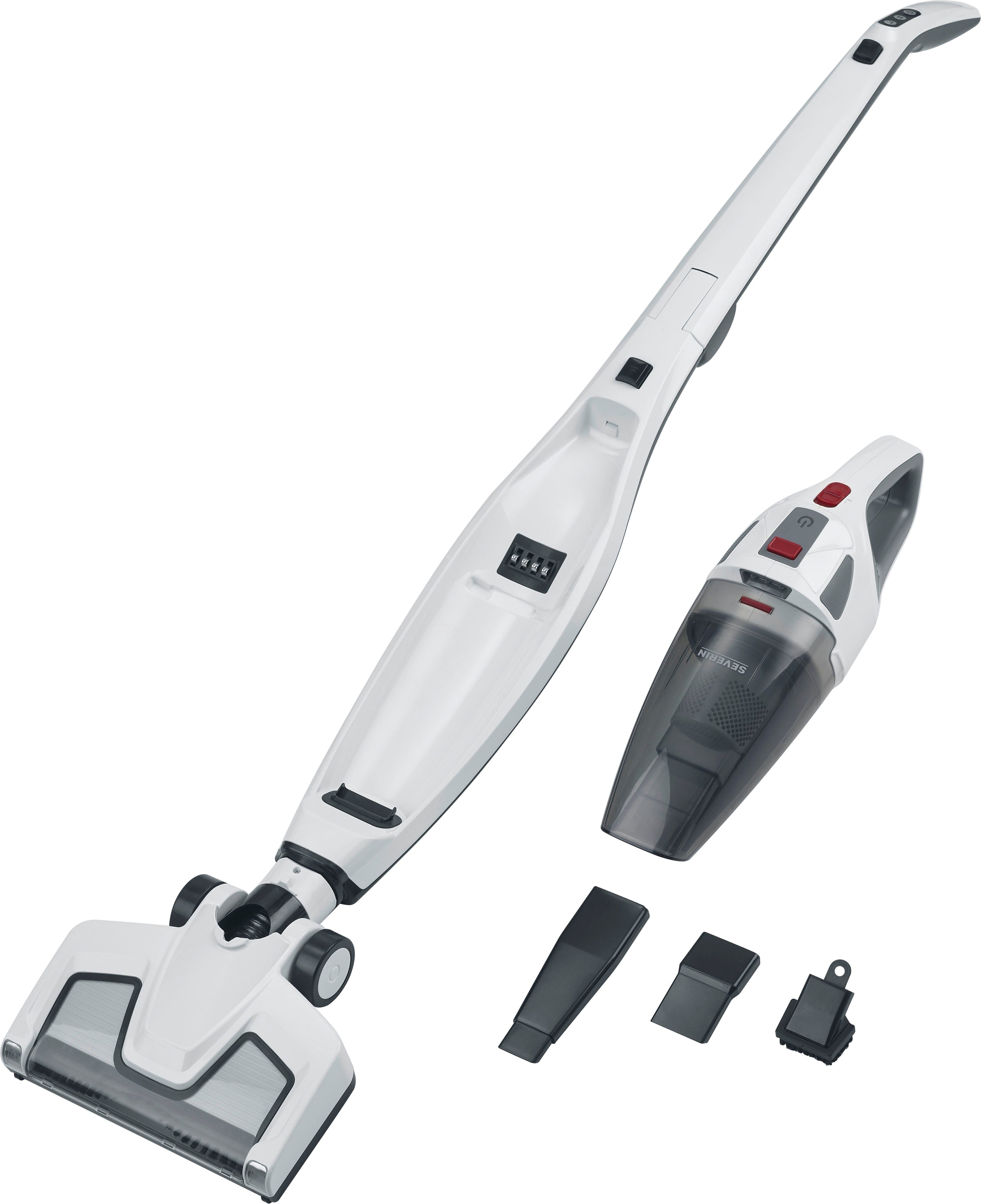Severin Akku-Hand-und Stielstaubsauger HV 7173, 120 W, beutellos