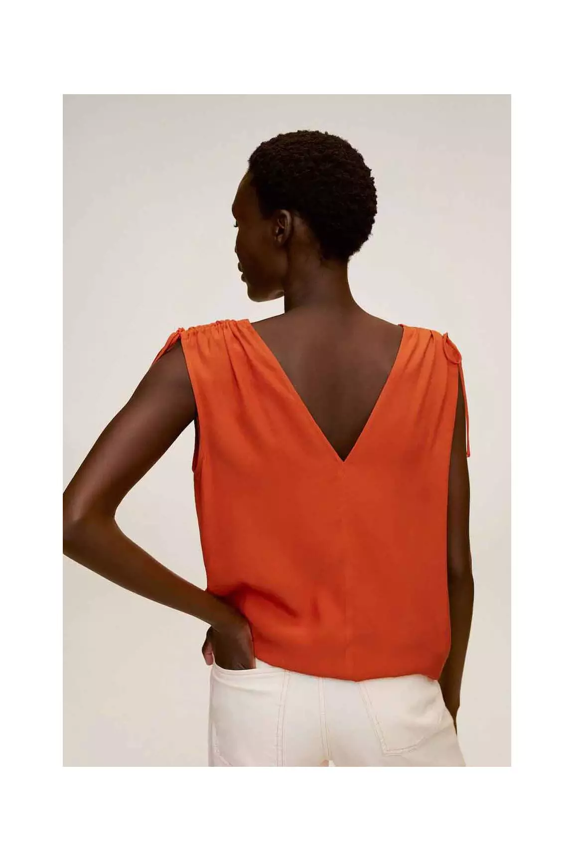 Mango Tops Femme couleur orange