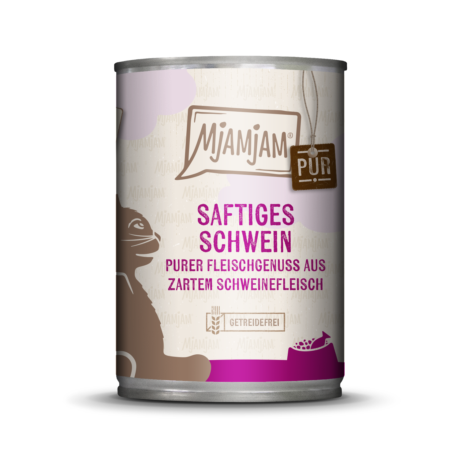 MjAMjAM Nassfutter MjAMjAM 6x400g Schwein pur