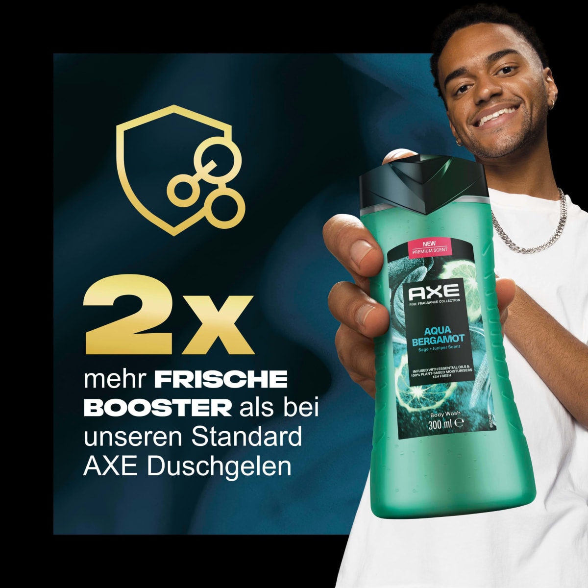 Duschgel Aqua Bergamot, 300 ml