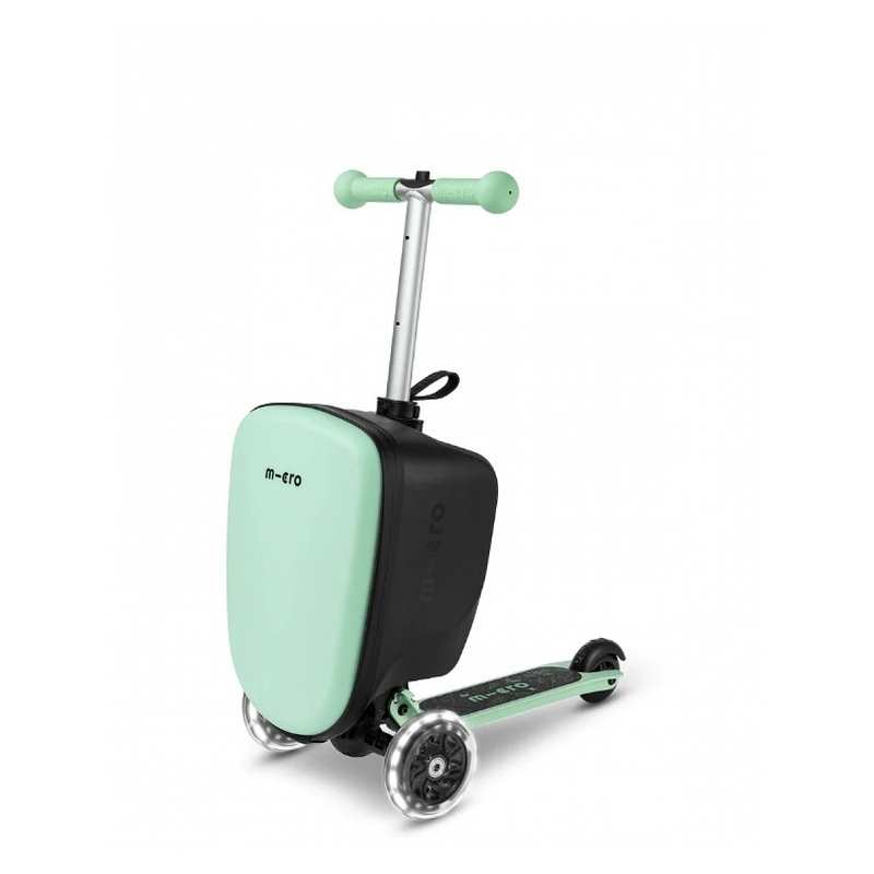 Trottinette et valise Micro Junior Mint
