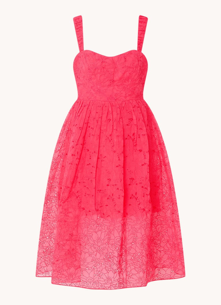 Vestido midi de French Connection con bordado floral