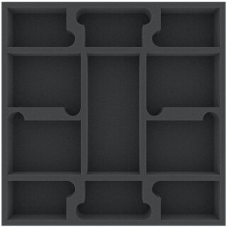 Feldherr 295 mm x 295 mm x 40 mm Schaumstoffeinlage für Brettspiele