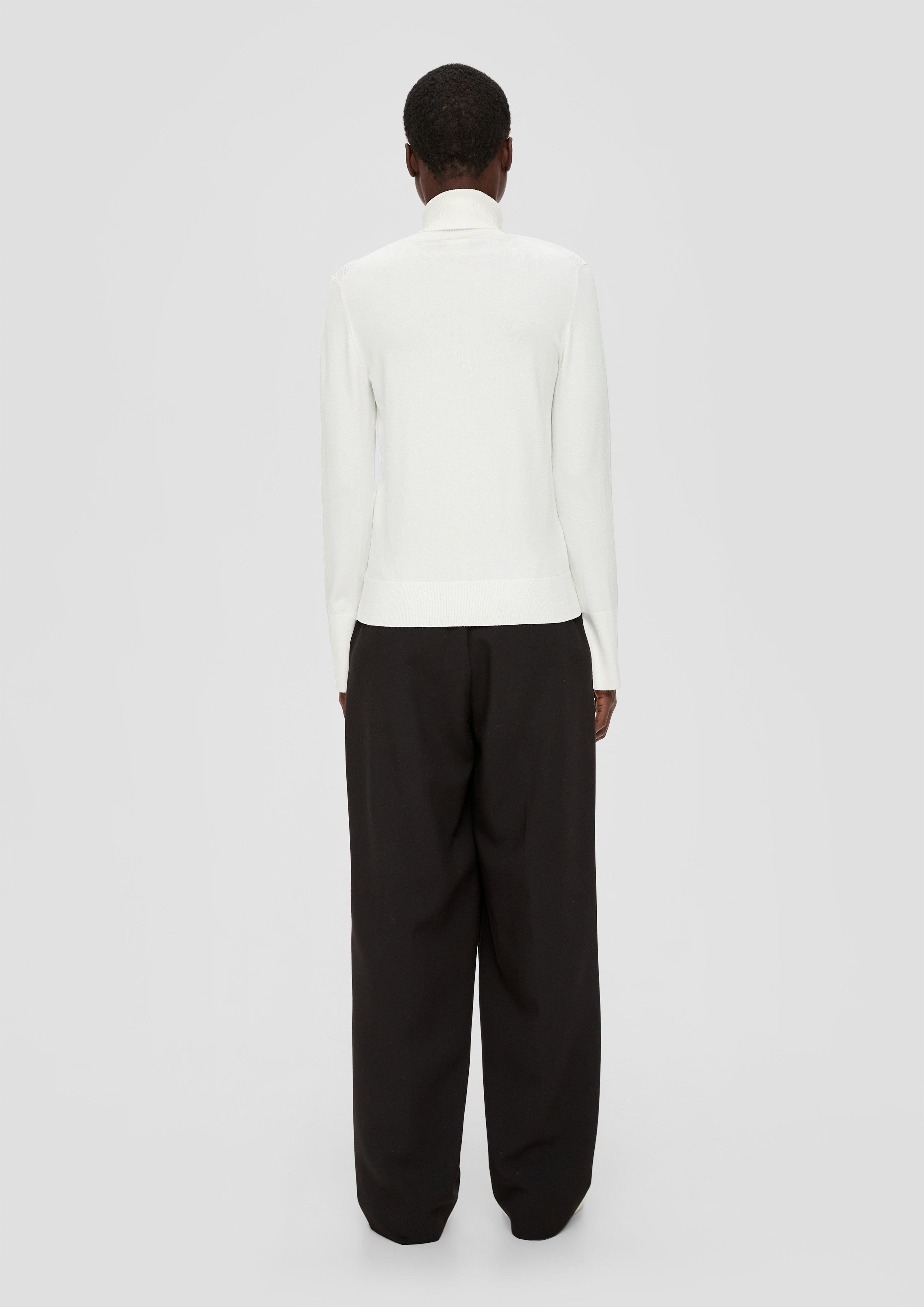 Rollkragenpullover aus Viskosemix  2136081-0200