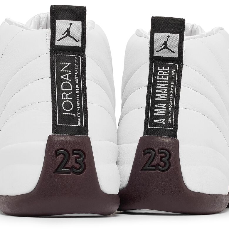 JORDAN x A Ma Maniére Wmns Air Jordan 12 Retro SP white/black-burgundy crush