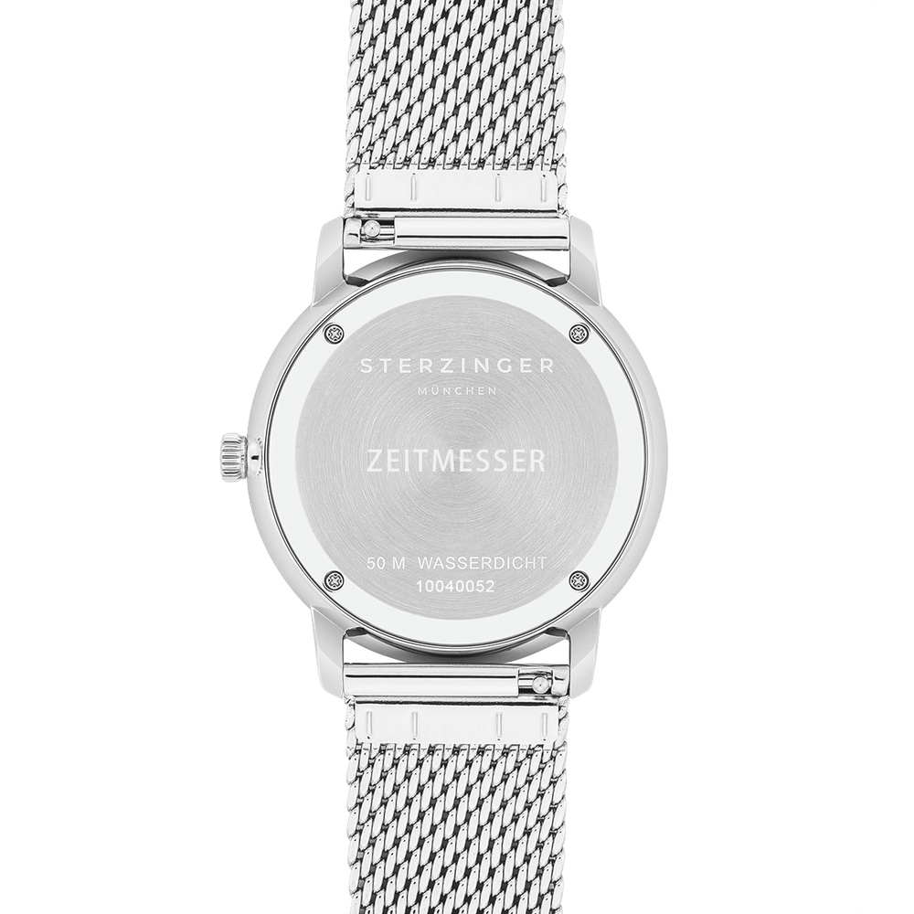 Sterzinger Montre à quartz Zeitmesser en Argent Acier inoxydable en Argent Montre