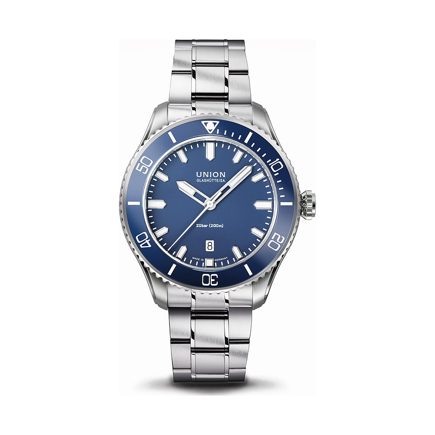 Union Glashütte Uhren-Set inkl. Wechselarmband Belisar Datum Sport