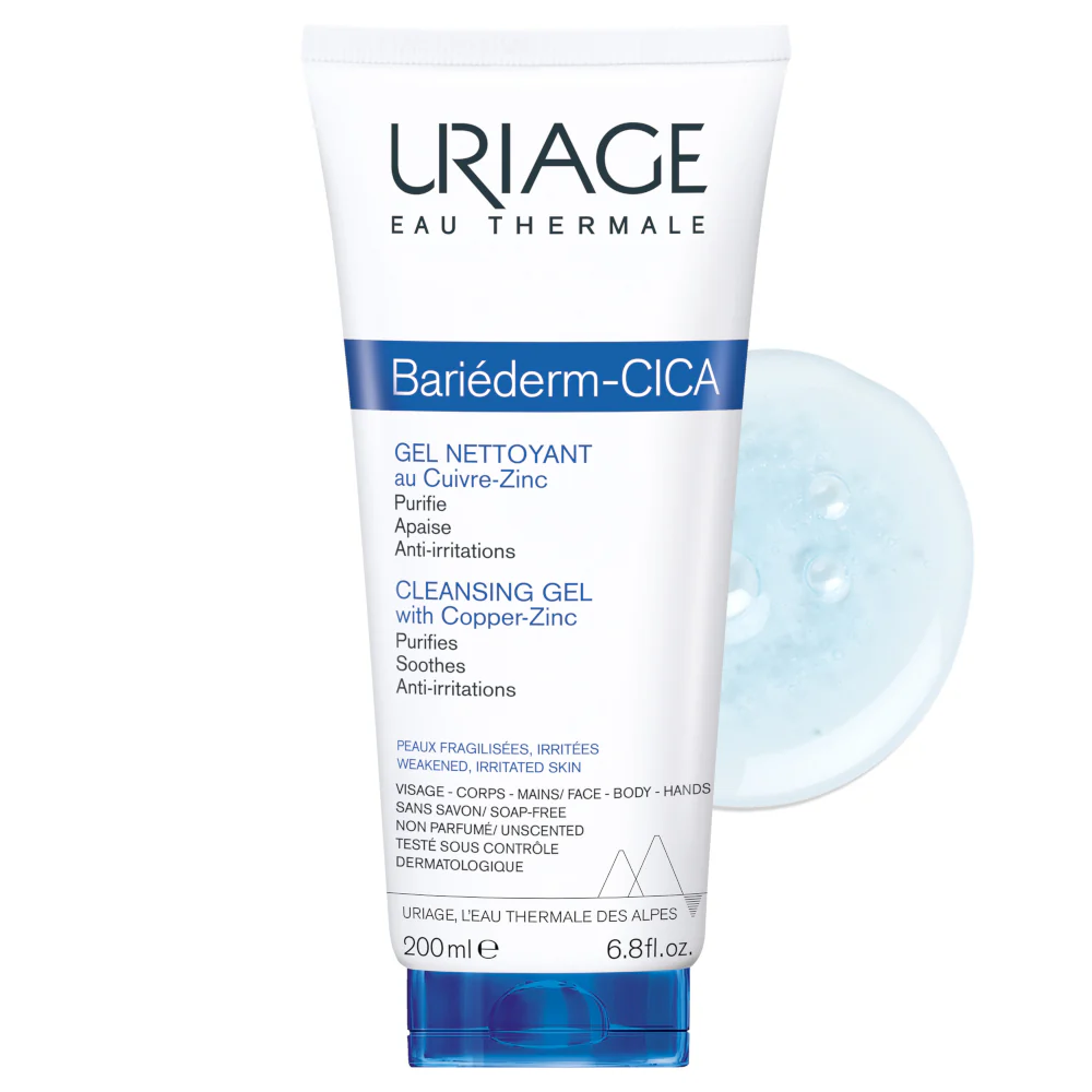 BARIÉDERM-CICA Gesichts- und Körperreinigungsgel – Bade- und Duschgel, Gesichtsreinigungsgel