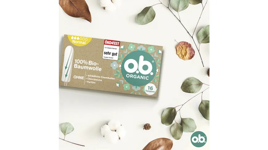 o.b. Organic Tampons Normal