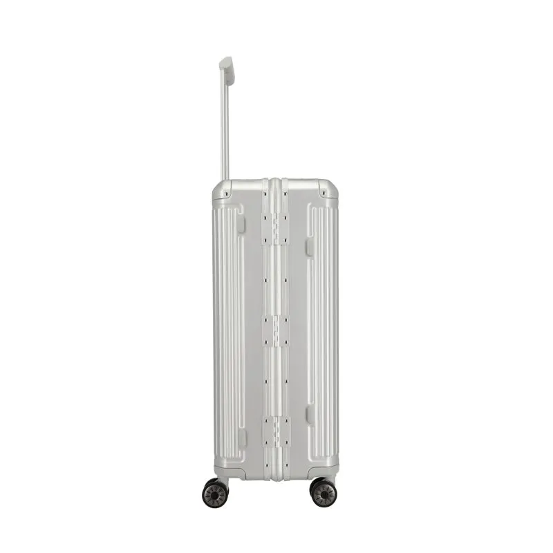 Travelite NEXT Trolley L mit 4 Rollen (77cm) - Silber