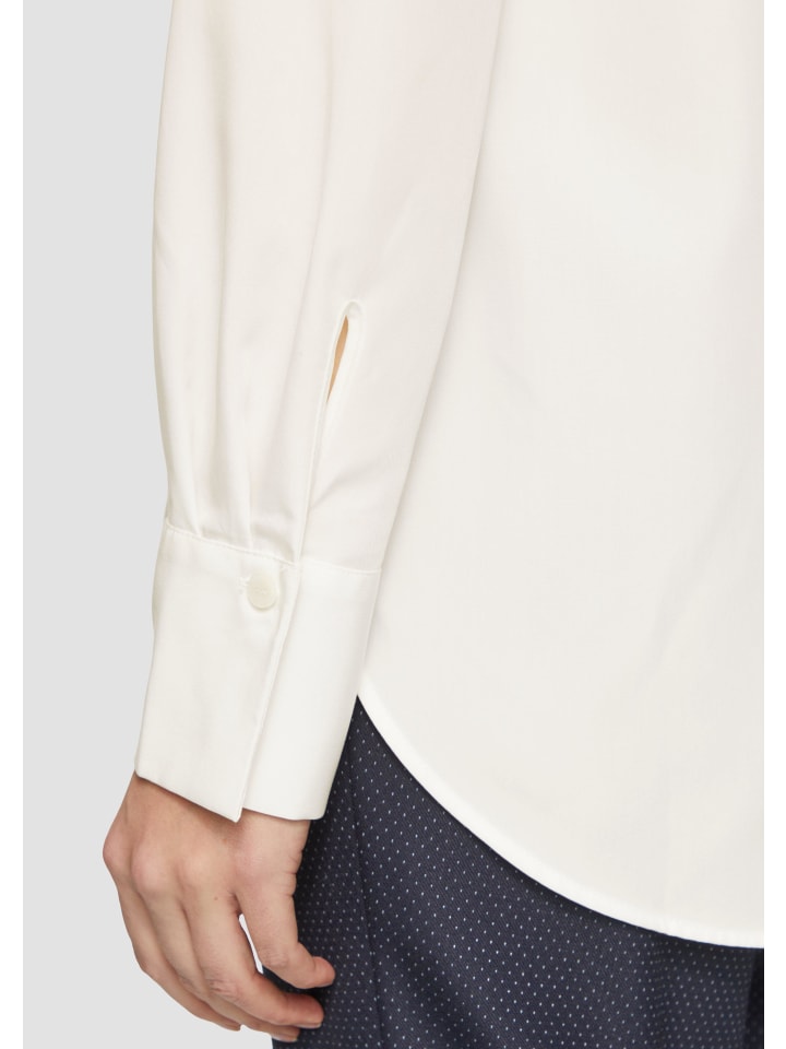s.Oliver BLACK LABEL Bluse langarm in Creme günstig kaufen