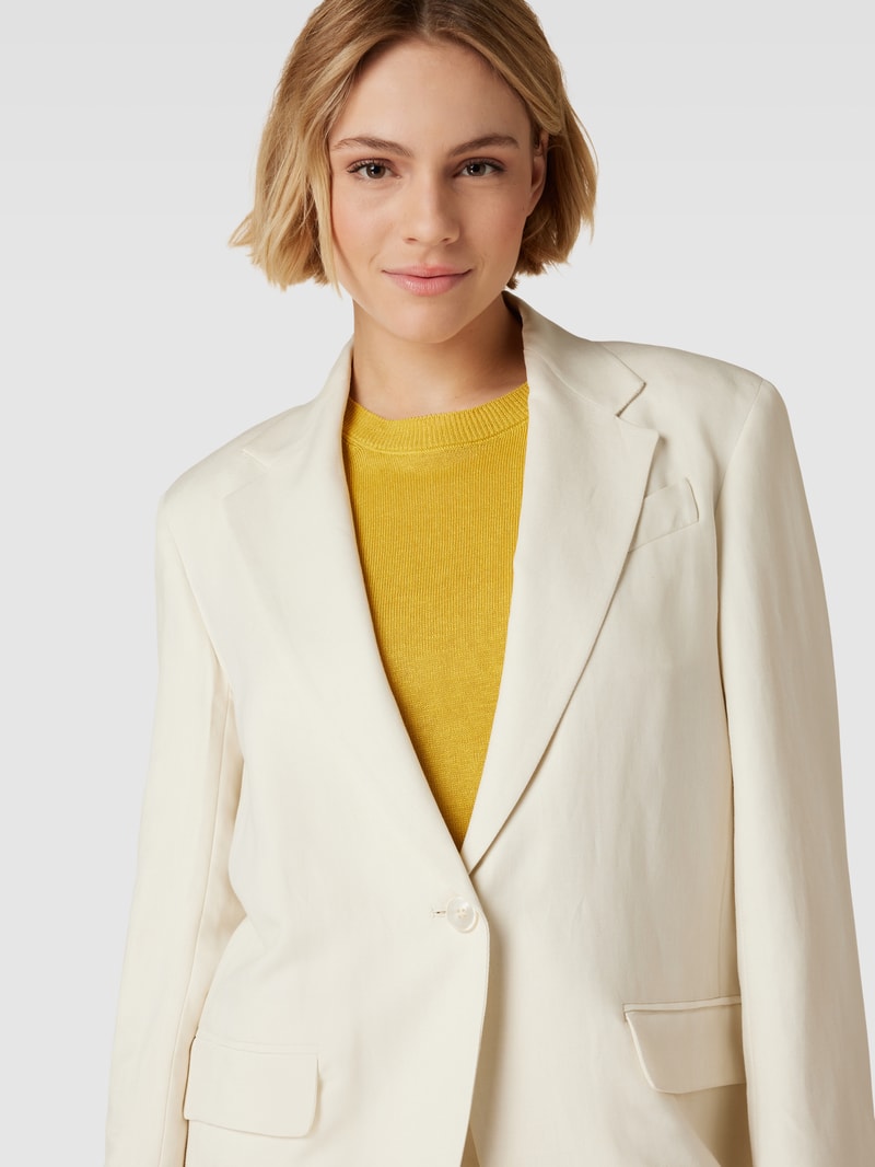 Blazer mit Pattentaschen Modell 'PAPAILE' in ecru