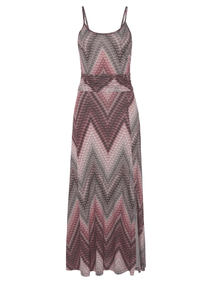 LASCANA Midikleid in sand-bordeaux günstig kaufen