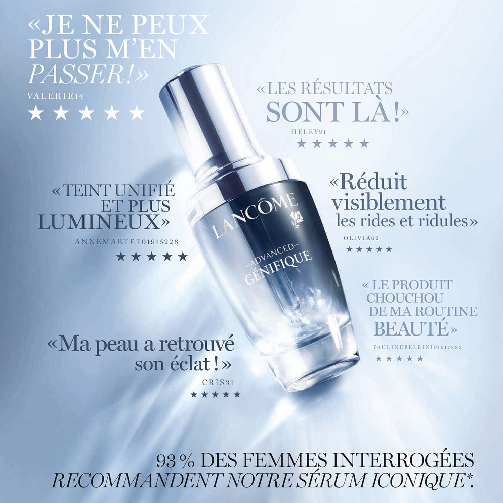 Lancôme Advanced Génifique Sérum Anti-Âge Visage - Activateur d'Éclat