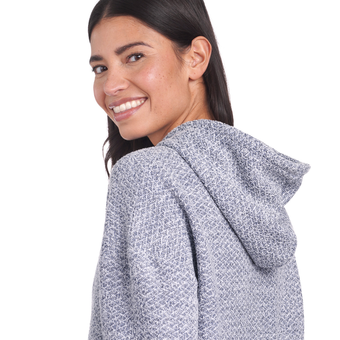 Damen Hoodie aus strukturiertem Material