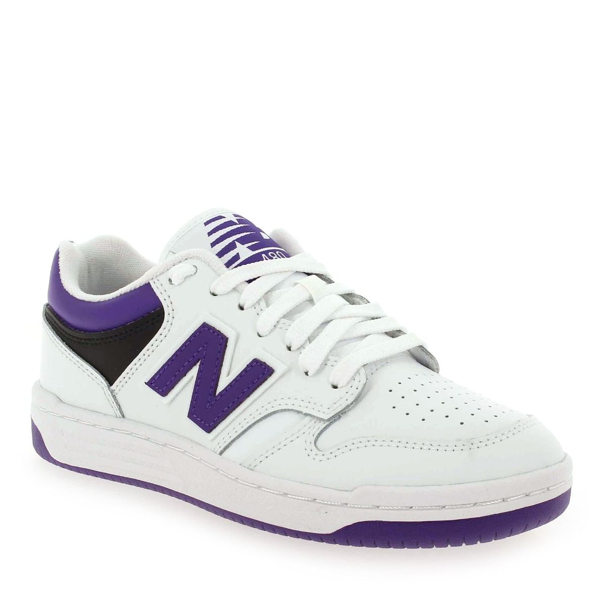 New Balance  BB480 LNGD - Blanc Violet