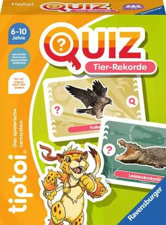 tiptoi® Quiz Tier-Rekorde - Lernspiel ab 6 Jahren