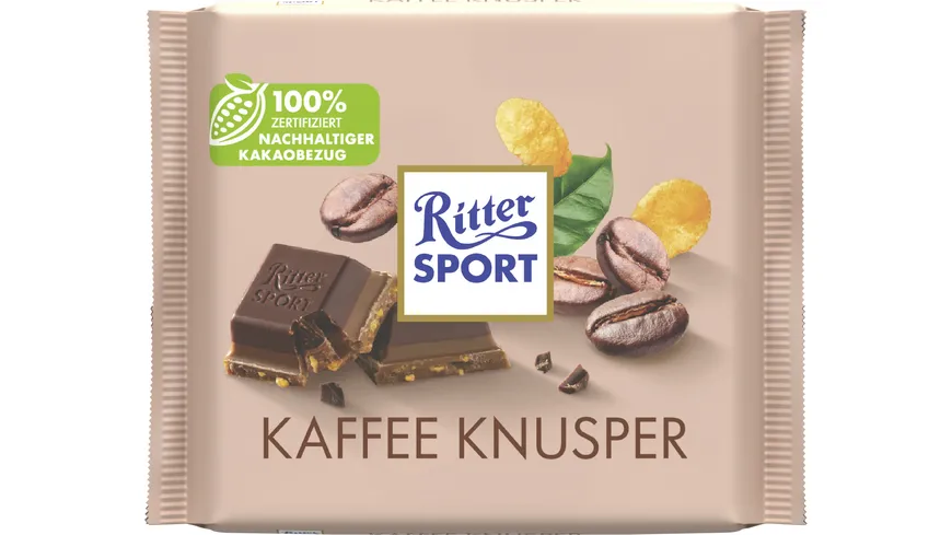 Ritter Sport Schokolade Kaffee Knusper Tafel 100 g