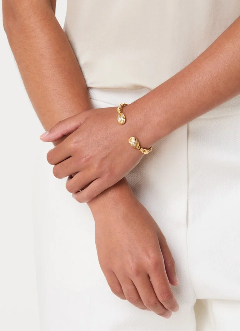 Gas Bijoux Duality bangle gold-plated