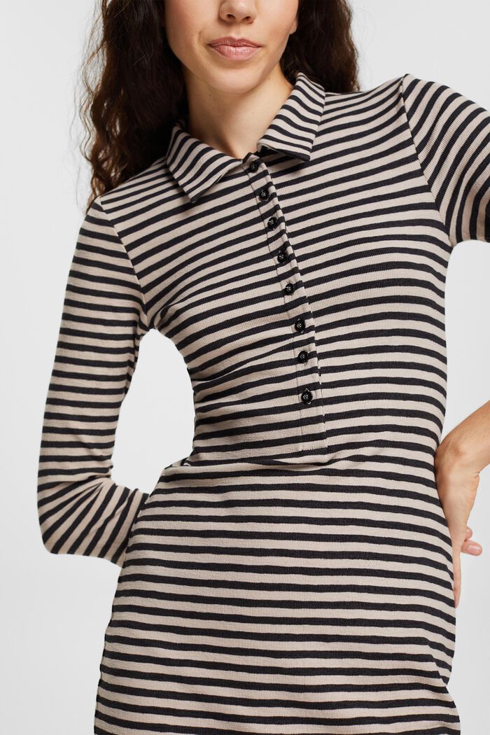 Gestreiftes Polokleid
