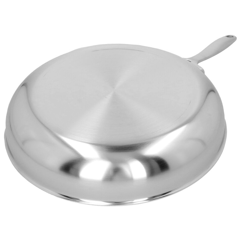 Bratpfanne 28 cm, 18/10 Edelstahl, Silber