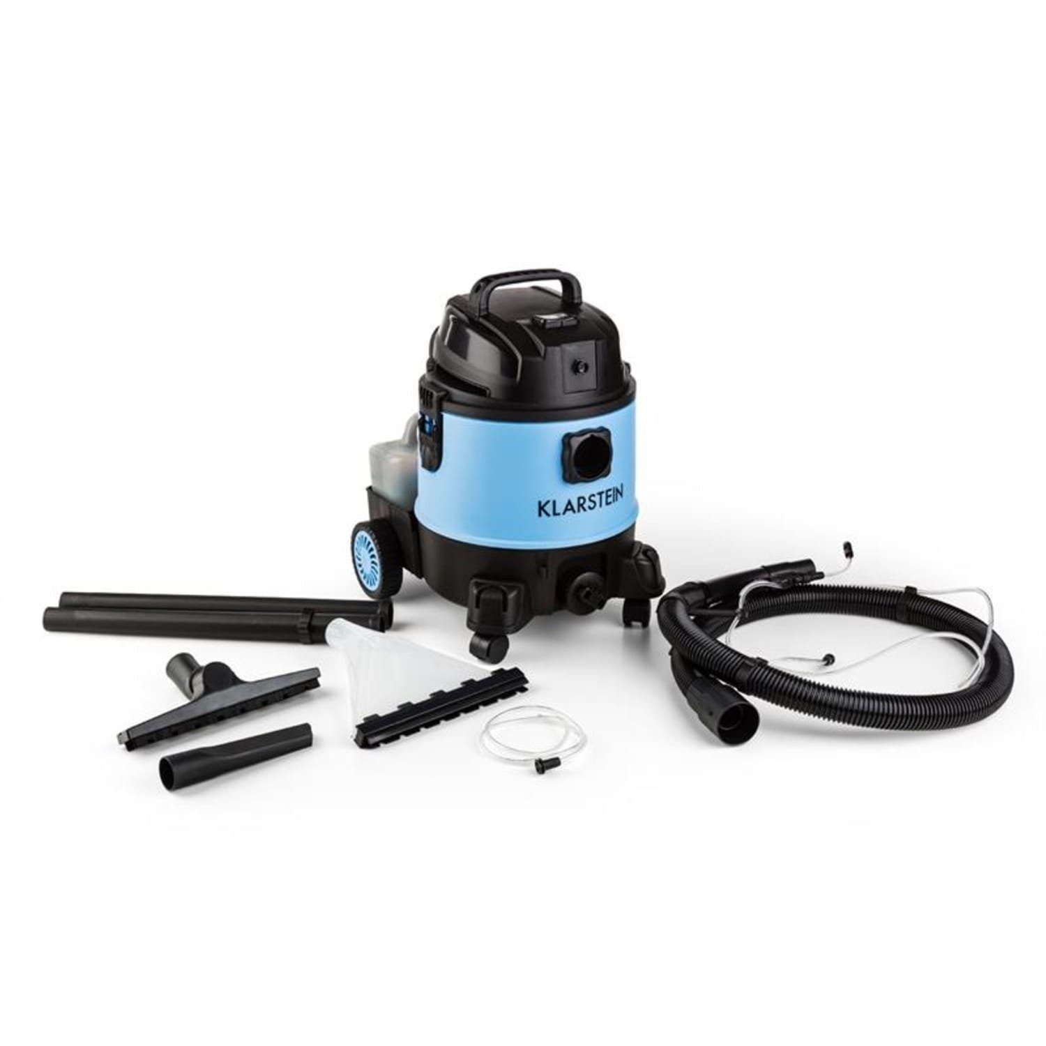 Klarstein Nass-Trocken-Sauger Reinraum 2G Nass-Trockensauger Teppichreiniger Kombisauger 1250 W 20L, 1250 W, Trocken Nasssauger Industriestaubsauger beutellos Saugwischer Sauger
