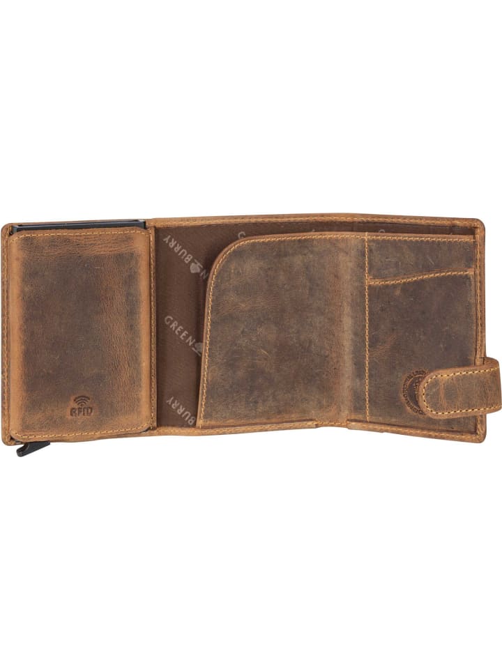 Greenburry Kreditkartenetui Vintage in Sattelbraun günstig kaufen onesize