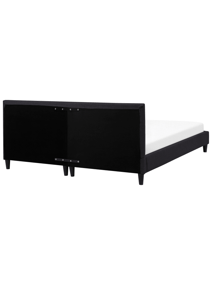 Beliani Doppelbett mit LED FITOU in Schwarz - (W) 190 x (H) 87 x (L) 214 cm günstig kaufen onesize