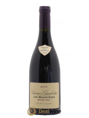 Charmes-Chambertin Grand Cru Les Mazoyères La Vougeraie  2015 - Lot de 1 Bouteille