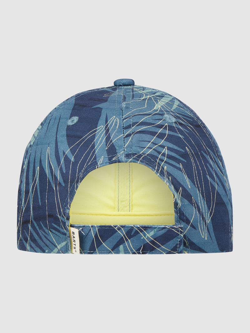 Cap mit Allover-Muster in marineblau