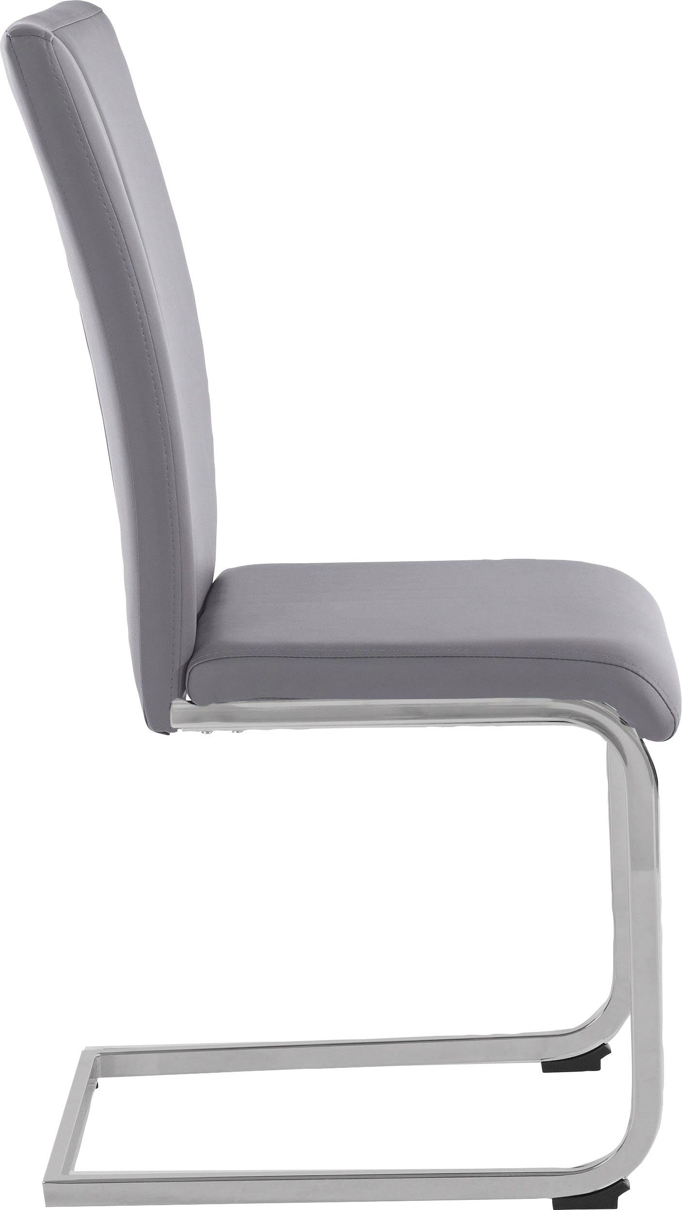 Home affaire Freischwinger Alex (Set, 2 St), Stuhl belastbar bis 120 Kg, Gestell im Chrom-Look