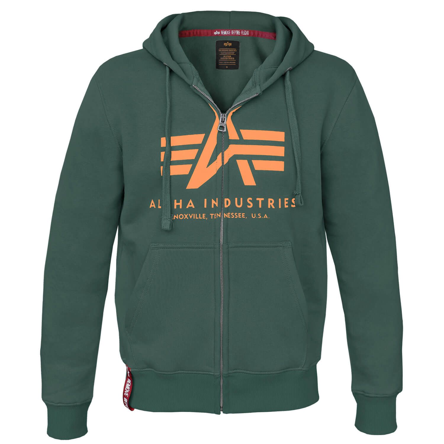 Basic Zip Hoody Kapuzen Jacke