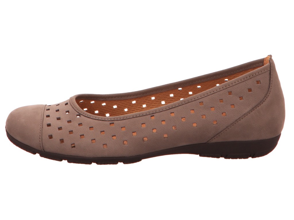 GABOR Ballerinas braun Gabor Fashion sportliche Ballerinas 44.1