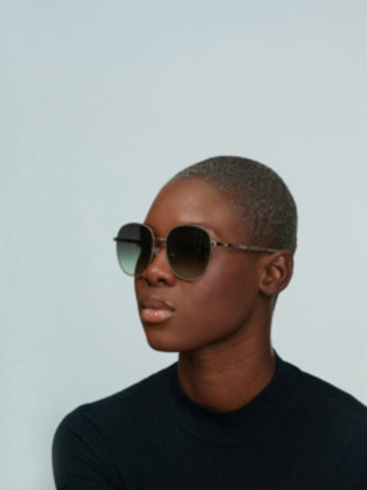 Swarovski Sonnenbrille für Damen in gold in gold günstig kaufen onesize