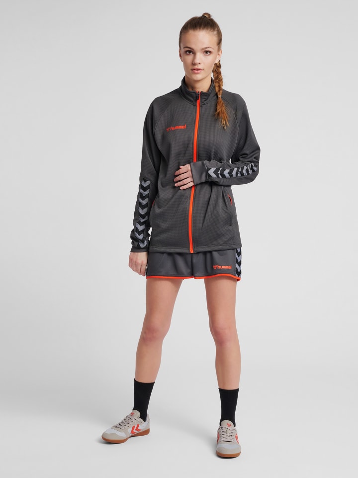 Hummel Hummel Reißverschluss Jacke Raglanärmel Hmlauthentic Damen in ASPHALT günstig kaufen