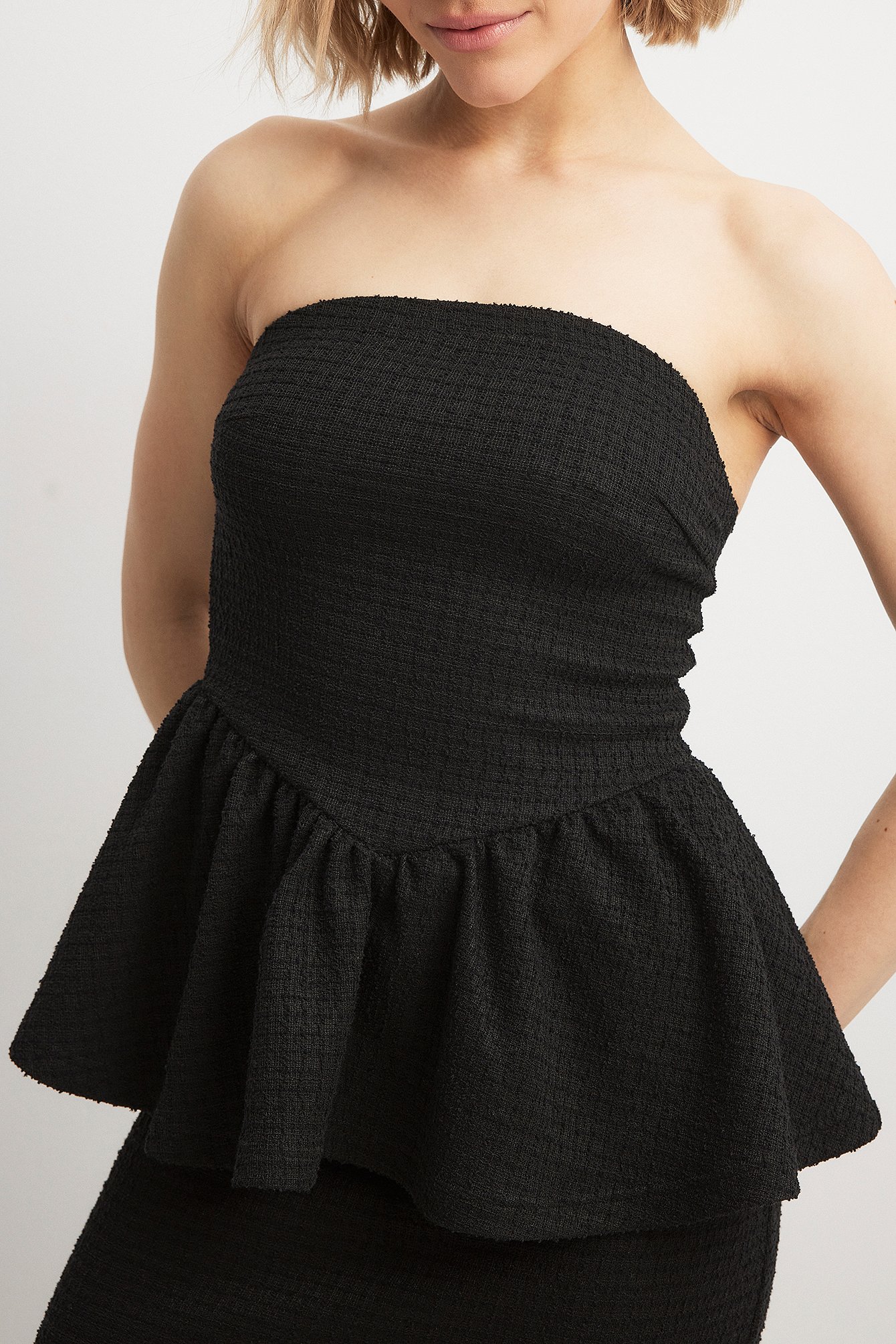 Röhrenoberteil aus Tweed
