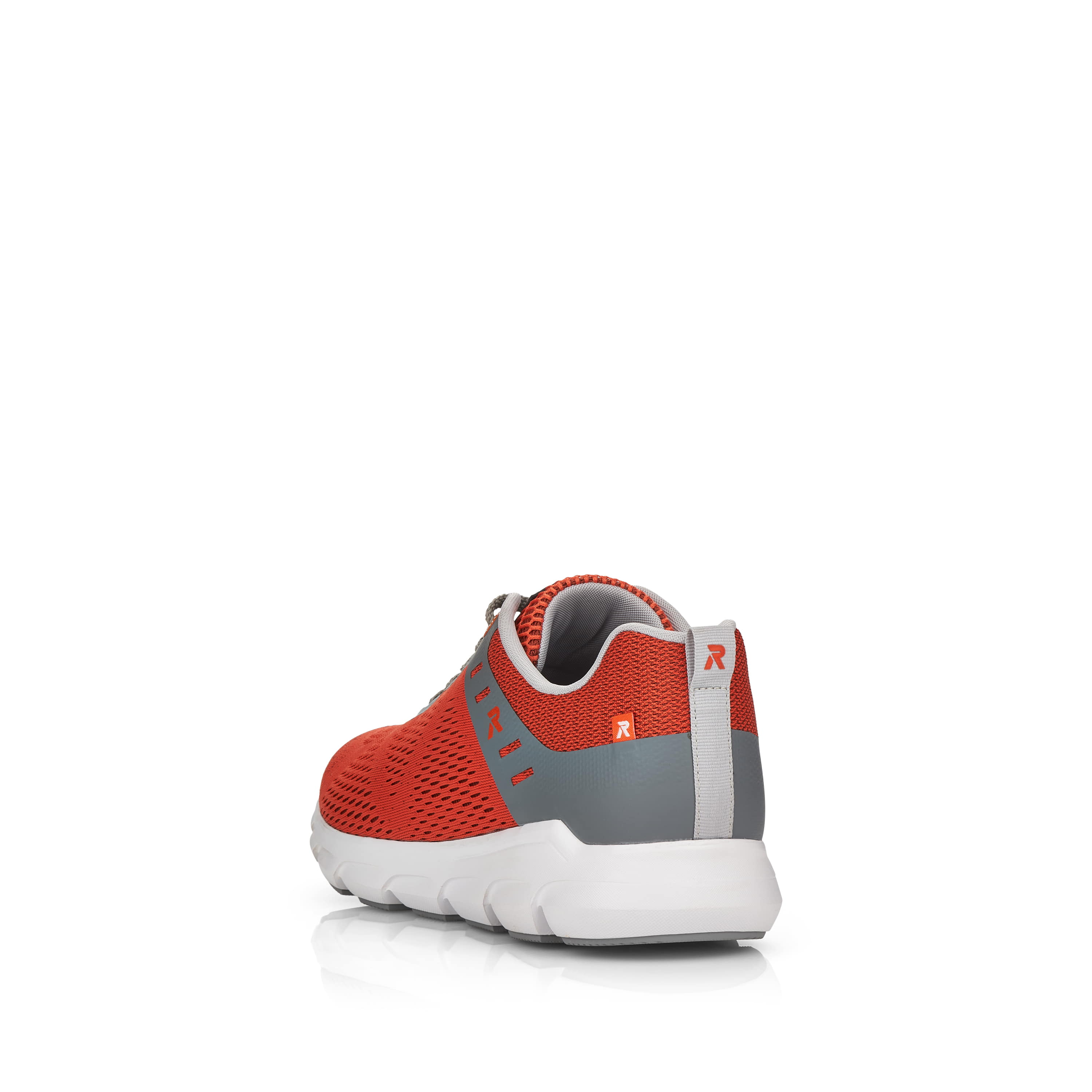 Rieker Herren Sneaker Low rust-orange grey