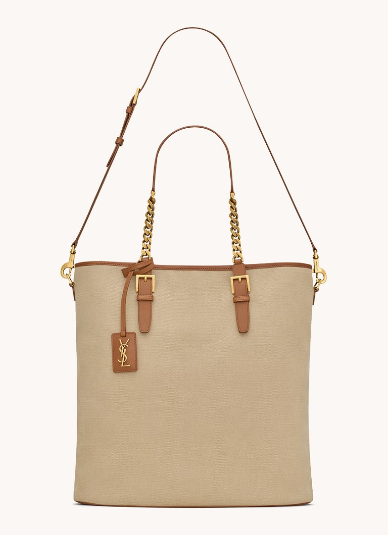 Borsa Saint Laurent con dettagli in pelle di vitello