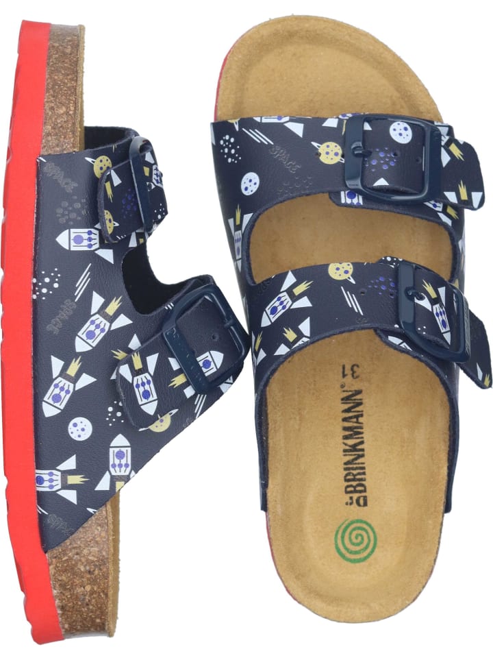 Dr. BRINKMANN Klassische Pantoletten in blau günstig kaufen