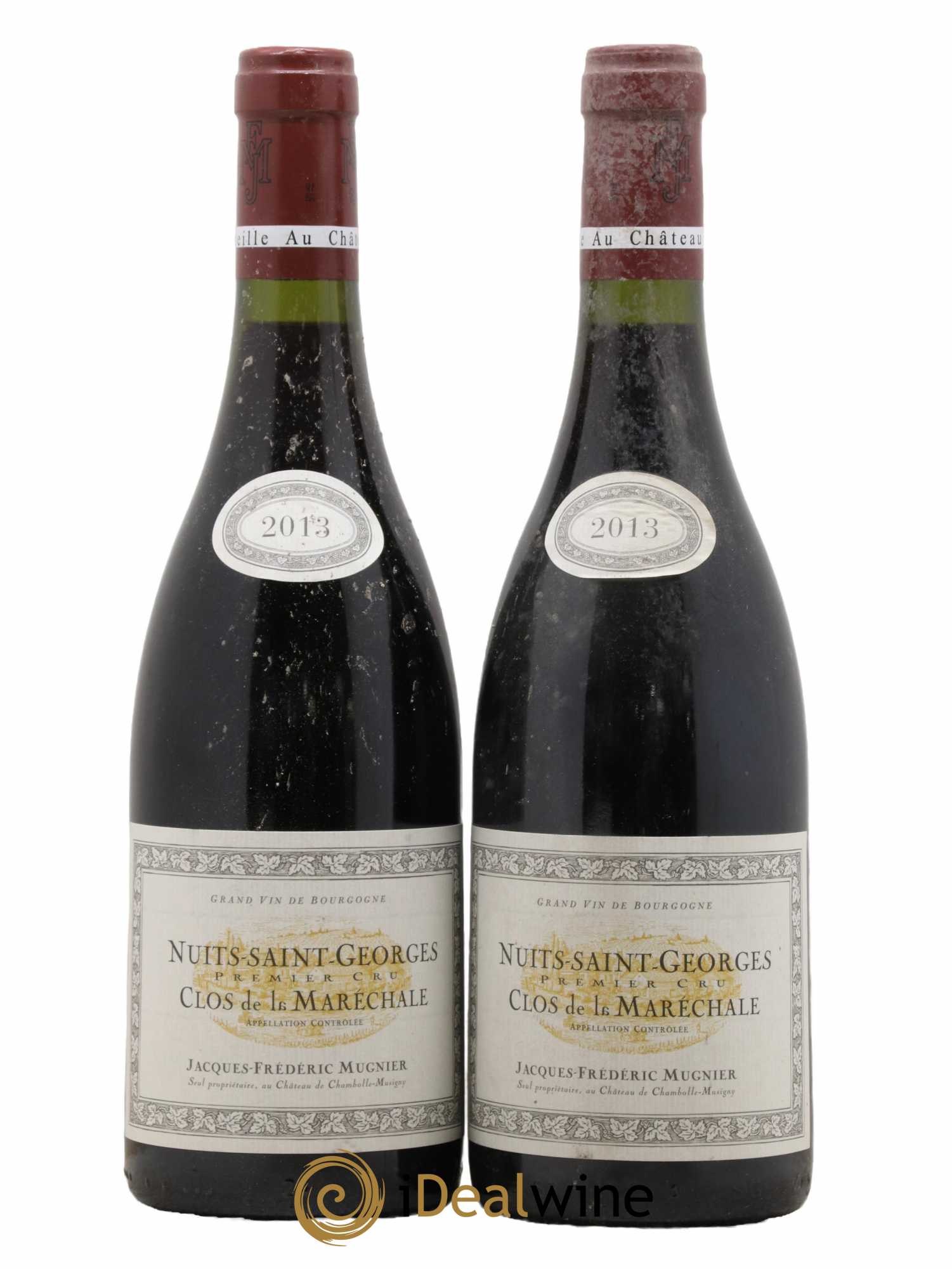 Nuits Saint-Georges 1er Cru Clos de La Maréchale Jacques-Frédéric Mugnier  2013 - Lot de 2 Bouteilles