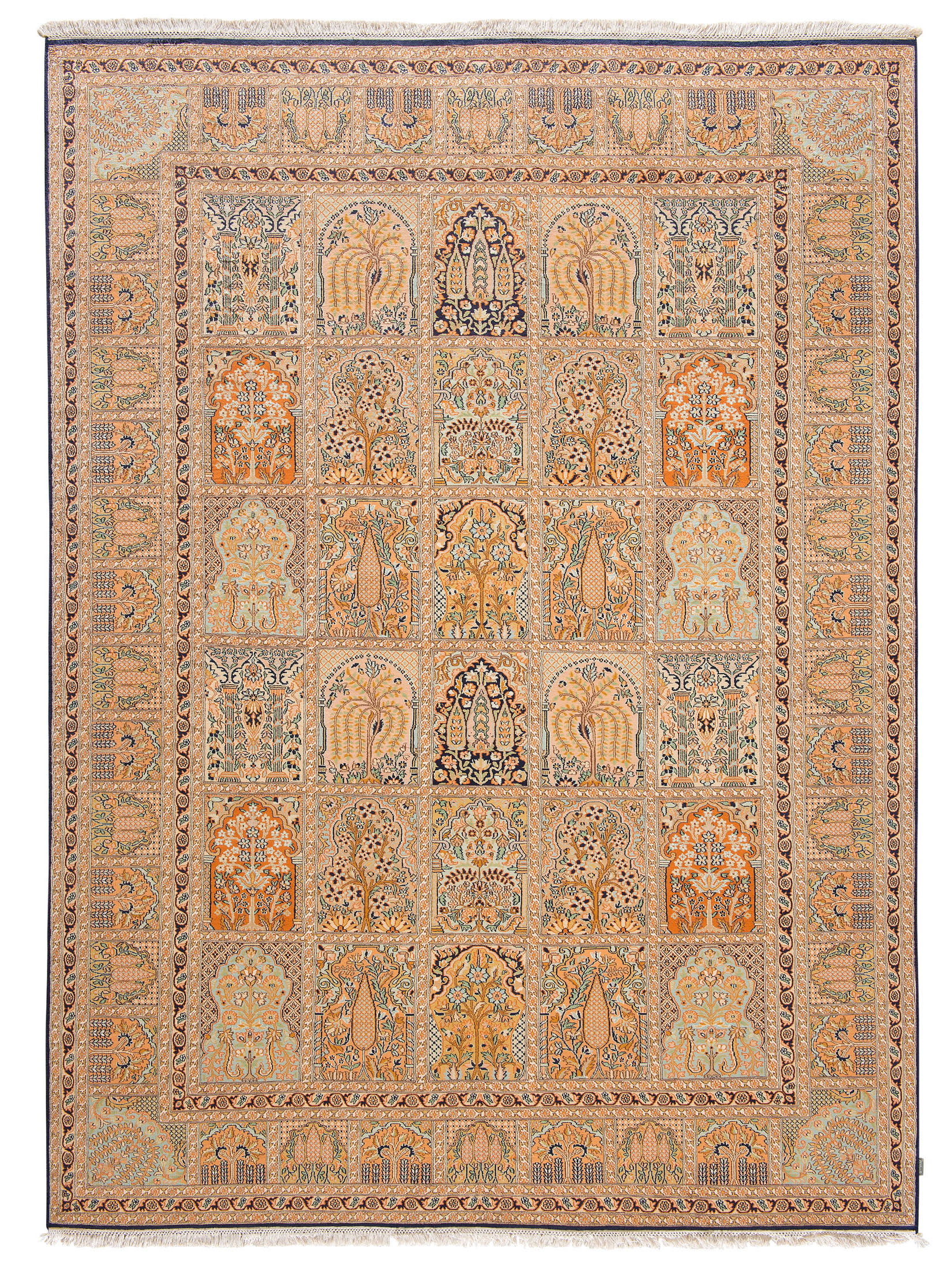 Kaschmir Seide 18/18 ca. 207 x 280 cm, Unikat / Einzelstück