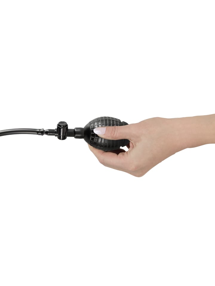 You2Toys aufblasbarer Analplug Inflatable Vibrating Butt Plug in schwarz günstig kaufen 12,2 cm