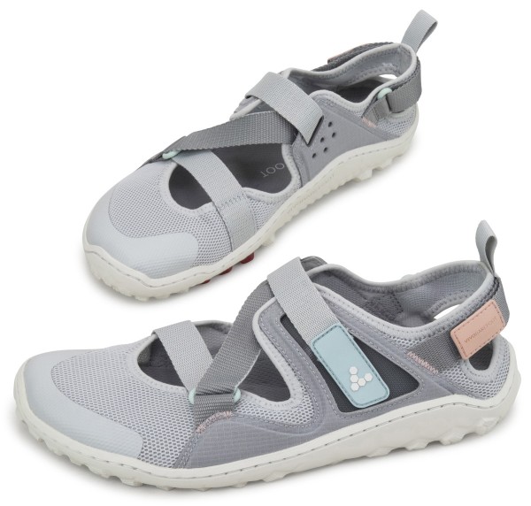 Vivobarefoot |f ~ Tracker Sandale ~ Glacier Grey