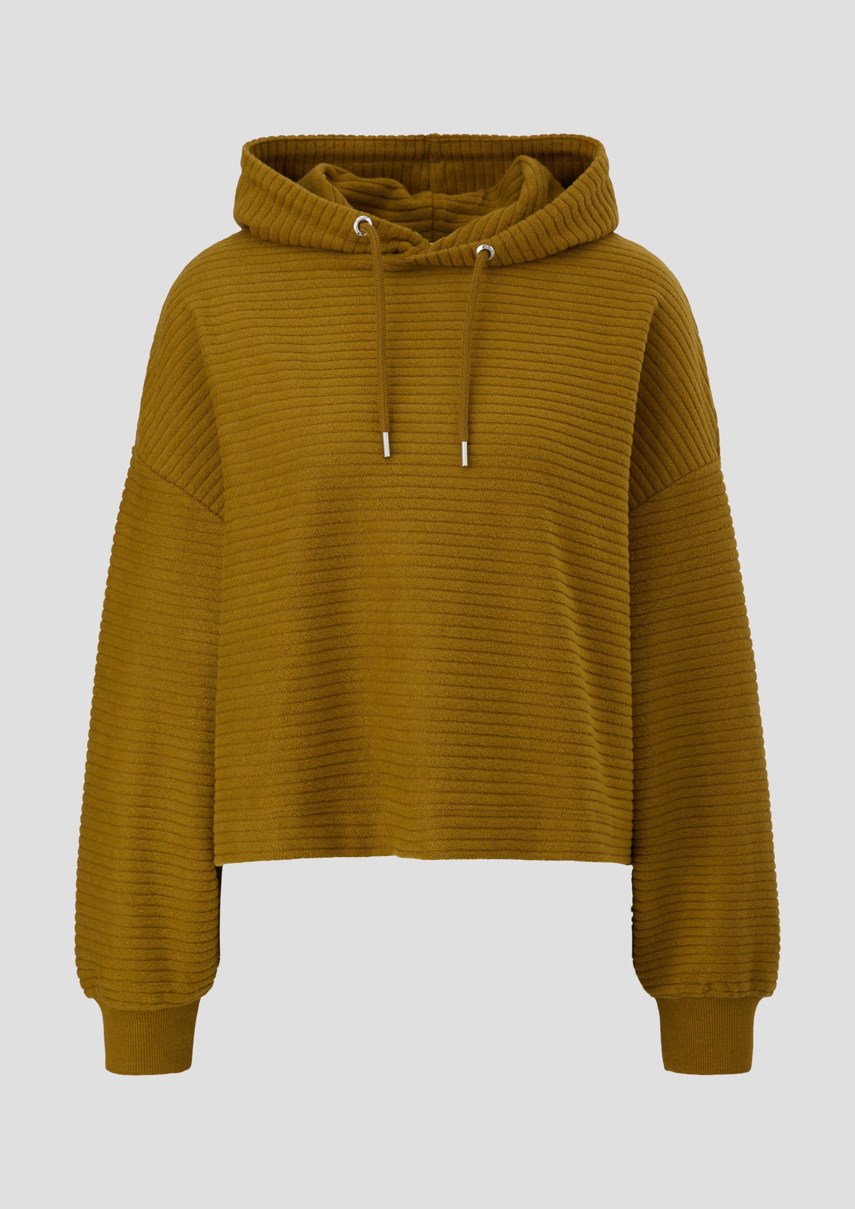 Hoodie mit Rippstruktur  2135490-7709